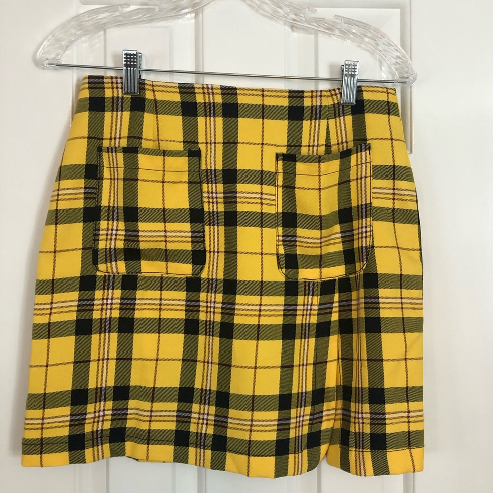 ASOS plaid mini skirt